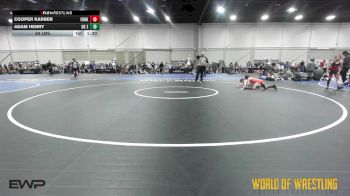64 lbs Quarterfinal - Cooper Karber, Funky Singlets 12U vs Adam Henry, OK Elite 12U 1