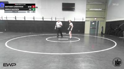 132 lbs Prelim - Matthew Lundstrom, Mt. View vs Jerold Bautista, John F Kennedy -Fremont