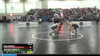 133 lbs Round 3 (6 Team) - Cael Bartels, Rochester Community & Tech. College vs Anthony Mancilla, Joliet Junior College