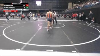 141 lbs Champ. Round 2 - Jazen Brown, Baker (Kan.) vs Tyler Johnson, Avila