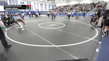 115 lbs Champ. Round 3 - Kainani Libunao, Aliso Niguel vs Savannah Ruiz-Heller, Simi Valley