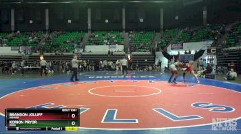 1A-4A 215 1st Place Match - Korion Pryor, Dora vs Brandon Jolliff, Weaver