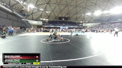 53 lbs Semifinal - Jacques Finley, Big Cat Wrestling Club vs Bear Holloway, Mat Demon Wrestling Club