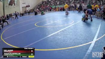 128 Girls Cons. Round 1 - Isis Jahnig, Granite Hills vs Madalyn McKellar, Coastal Academy