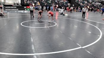 120 lbs Quarterfinal - Jaxzon Matteo, Norfolk Club Wrestling vs Nathan Gonzales, Sedgwick County