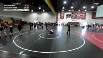 157 lbs Cons. Semi - Alexander Reyes, Sylmar vs Brock Riffner, San Dimas