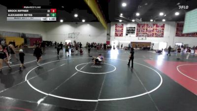 157 lbs Cons. Semi - Alexander Reyes, Sylmar vs Brock Riffner, San Dimas