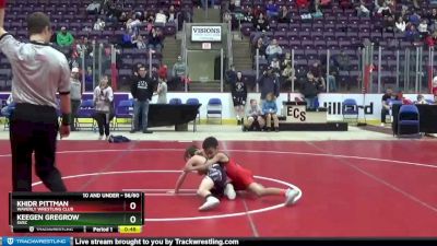 56/60 Round 1 - Khidr Pittman, Waverly Wrestling Club vs Keegen Gregrow, SVEC