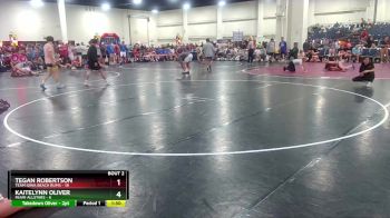 120 lbs Champ Round 1 (16 Team) - Tegan Robertson, Team Iowa Beach Bums vs Kaitelynn Oliver, MIAMI ALLSTARS