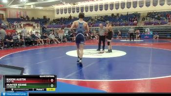 132 lbs Quarters & 1st Wb (16 Team) - Kason Austin, Ola vs Hunter Keane, Cambridge