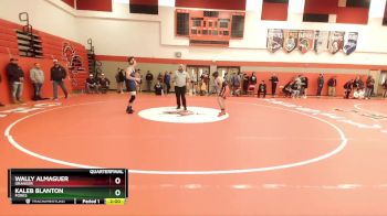 152 lbs Quarterfinal - Wally Almaguer, Granger vs Kaleb Blanton, Forks