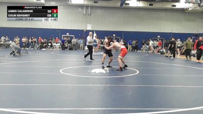 157 lbs Consi Of 8 #1 - James Calabrese, Bridgewater vs Colin Sevigney, Southern Maine