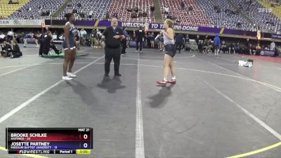 160 lbs Quarters & 1st Wb (16 Team) - Josette Partney, Missouri Baptist University vs Brooke Schilke, Hastings