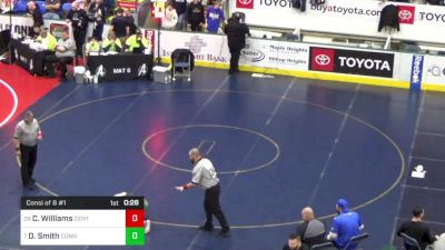 110 lbs Consi Of 8 #1 - Chase Williams, Central Bucks East vs Daniel Smith, Connellsville