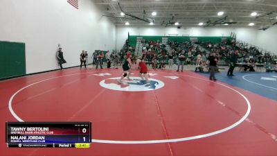 130 lbs Round 2 - Tawny Bertolini, Greybull Basin Athletic Club vs Nalani Jordan, Powell Wrestling Club