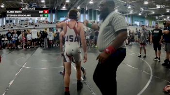 48 lbs Semis & 1st Wrestleback (8 Team) - Stephen Strickland, The Storm Center vs Alana Smith, Florida Scorpions