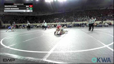 155 lbs Consi Of 16 #2 - Braxton Dykes, Warrior Wrestling vs Corbin Morrison, Salina Wrestling Club