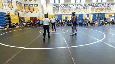 157 lbs Finals (8 Team) - James Kosza, Wellington Community Hs vs Tyree Graham, South Dade