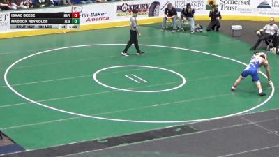 192 lbs Round Of 16 - Isaac Beebe, Maplewood vs Maddox Reynolds, Albert Gallatin