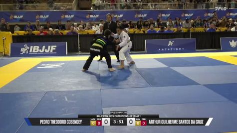 Pedro Theodoro Cosendey vs Arthur Guilherme Santos Da Cruz 2026 Pan Kids Jiu-Jitsu IBJJF Championship