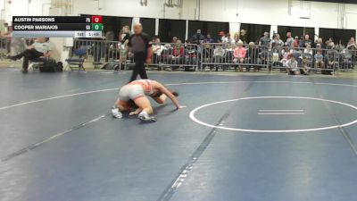 136 lbs Round Of 32 - Austin Parsons, PA vs Cooper Mariakis, GA