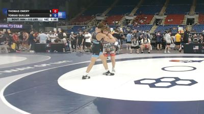 113 lbs Cons. Rd Of 32 - Thomas Emery, Illinois vs Tobias Guillen, Idaho
