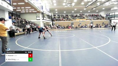 165 lbs Round Of 32 - Trent Hoover, Unattached- UPJ vs Brady Worthing, Clarion