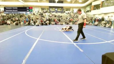 126 lbs Cons. Round 6 - Teagan Young, Palisade vs Daxton Jolley, Payson