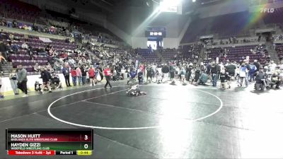 78 lbs Cons. Semi - Mason Huitt, Badlands Elite Wrestling Club vs Hayden Gizzi, Widefield Wrestling Club