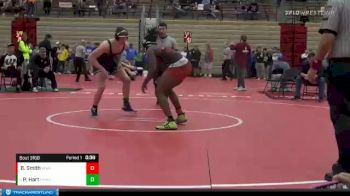 182 lbs Semifinal - Parker Hart, Heritage Hills High School vs Brilyn Smith, Warren Wrestling Academy