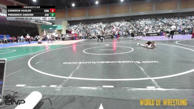 85 lbs Round Of 32 - Cameron Hagler, Red Star Wrestling Academy vs Frederick Osborn, Askeo International Matclub