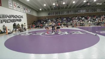 120 lbs Champ. Round 2 - Hollie Hawk, Moorcroft vs Tatum Reher, Burns/Pine Bluffs