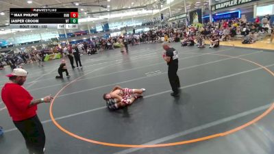 132 lbs Cons. Round 8 - Jasper Croom, Unattached vs Max Philpot, Unattached