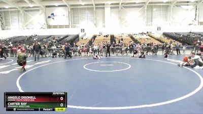 67 lbs Semifinal - Angelo Disonell, Shaker Youth Wrestling vs Carter Ray, Gowanda Wrestling