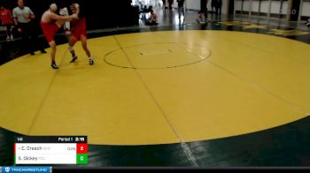 141 lbs Champ. Round 2 - Collin Creach, Newman vs Samuel Dickey, Pratt Community College