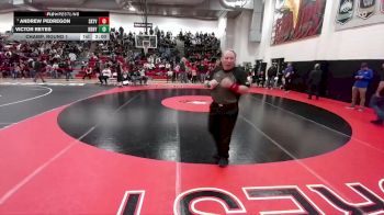 106 lbs Champ. Round 1 - Andrew Pedregon, Skyview vs Victor Reyes, Kearney