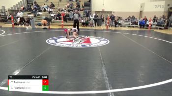 70 lbs Semifinal - Cruz Prasnicki, Dakota Boyz Wrestling Club vs Tucker Anderson, Owatonna Wrestling Academy