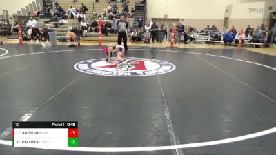 70 lbs Semifinal - Cruz Prasnicki, Dakota Boyz Wrestling Club vs Tucker Anderson, Owatonna Wrestling Academy