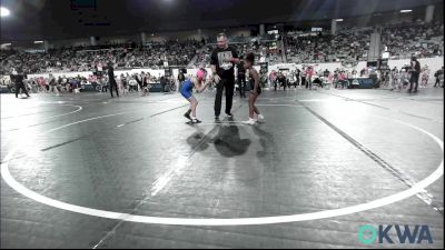 55 lbs Quarterfinal - Nova Wright, D3 Wrestling Cluib vs Elliott Underwood, Piedmont