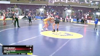 101 lbs Quarterfinal - Cody Seabolt, Chambersburg Area Hs vs Declan McKee, Tioga Sr HS