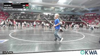 49 lbs Consi Of 16 #1 - Caleb Fry, Morrison Takedown Club vs Pete Martin, Berryhill Wrestling Club