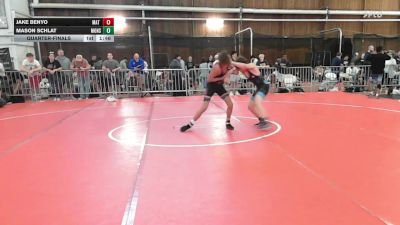 113 lbs Quarterfinal - Jake Benyo, Mat Assassins/hazleton Area vs Mason Schlat, Monster Garage