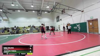 285 lbs Semifinal - Wes Tielens, Palomar vs Mustafa Farha, Palomar