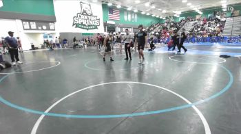 165 lbs Champ. Round 1 - Emilio Pedraza, Silverado vs Ali Ibrahim, Canyon Springs