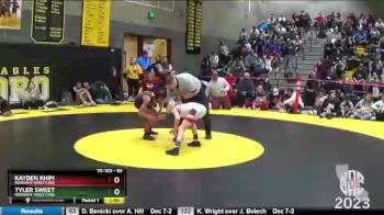 83 lbs Semifinal - Tyler Sweet, Redwave Wrestling vs Kayden Khim, Redwave Wrestling