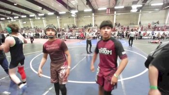 72 lbs 2nd Place - Piper Gustafson, Badlands Elite vs Elisha Casas, Monte Vista Takedown Club