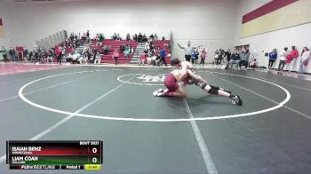 138 lbs Cons. Round 2 - Isaiah Benz, WINNETONKA vs Liam Coan, WILLARD