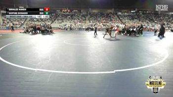 G6A-140 lbs Semifinal - Brinlee Nimeh, OWASSO (Girls) vs Sophie Donaho, BROKEN ARROW (Girls)