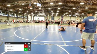 85 lbs Rr Rnd 1 - Lucas Medina, Illinois Menace vs Dominic Baldino, Elite NJ MS Black