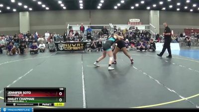 136 lbs Placement Matches (16 Team) - Jennifer Soto, McKendree vs Hailey Chapman, Colorado Mesa